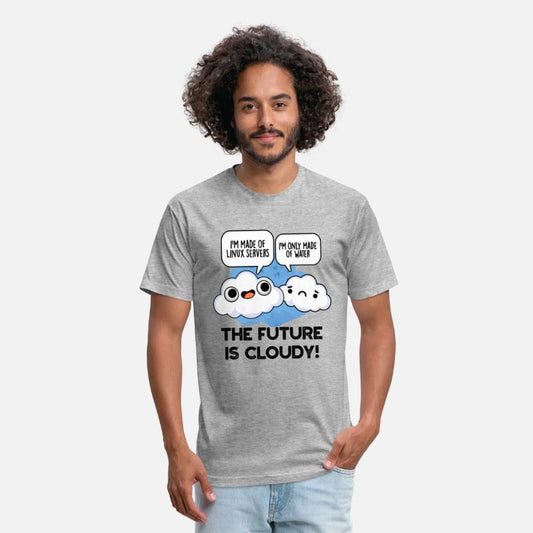 The Future Is Cloudy Funny Weather Computer Pun