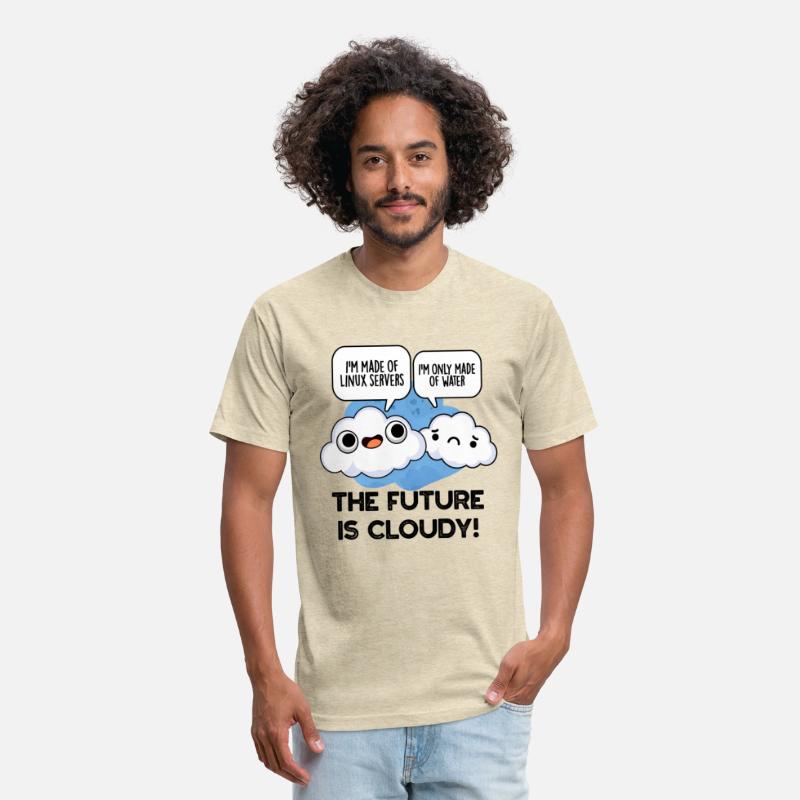 The Future Is Cloudy Funny Weather Computer Pun