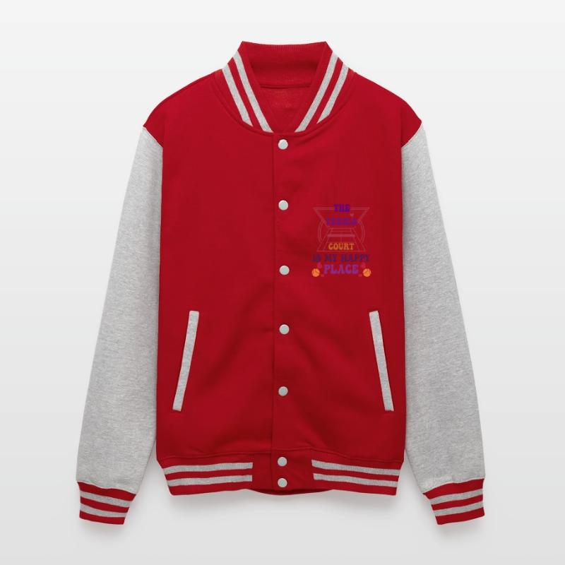 The Tennis Court Is My Happy Place Funny