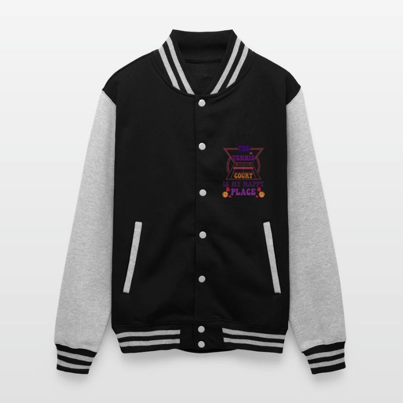 The Tennis Court Is My Happy Place Funny