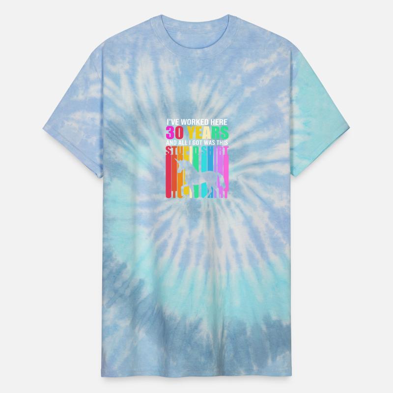 Thirty Years Employee Retiree Rainbow Unicorn