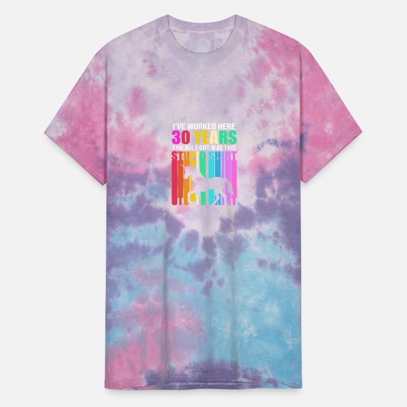 Thirty Years Employee Retiree Rainbow Unicorn