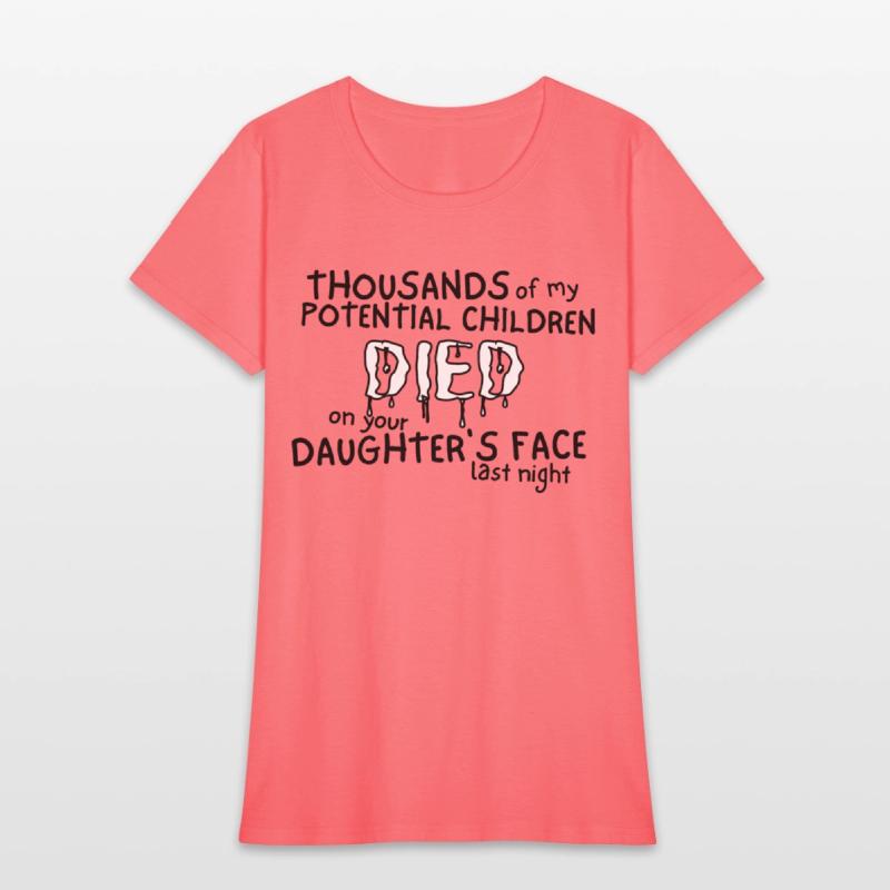 Thousands of my Potential Children DIED on your...