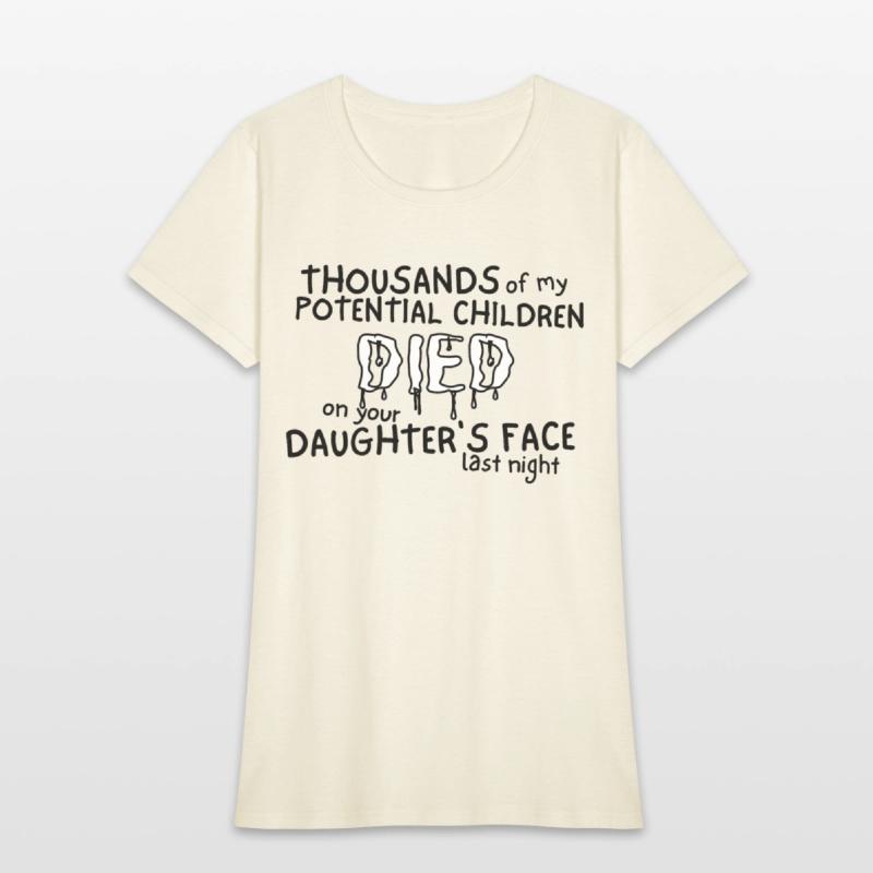 Thousands of my Potential Children DIED on your...