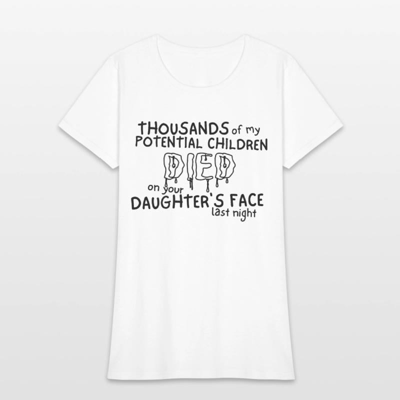 Thousands of my Potential Children DIED on your...