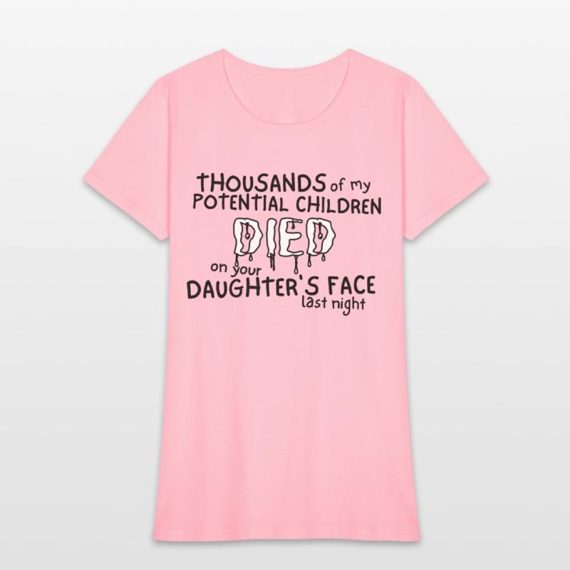 Thousands of my Potential Children DIED on your...