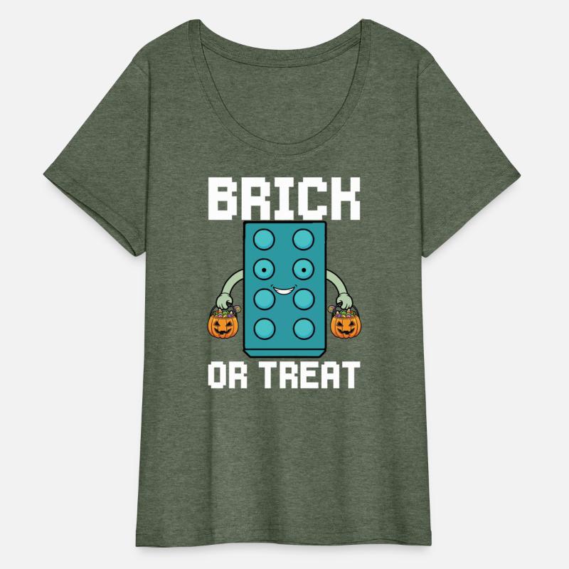 Trick Or Treat Block Building Brick Builder