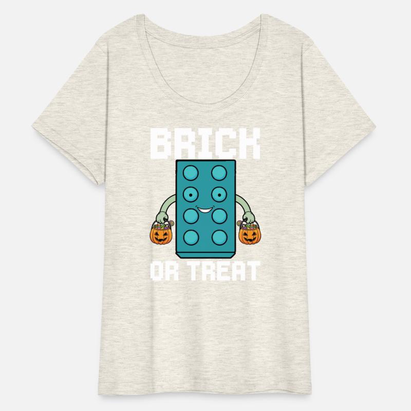 Trick Or Treat Block Building Brick Builder