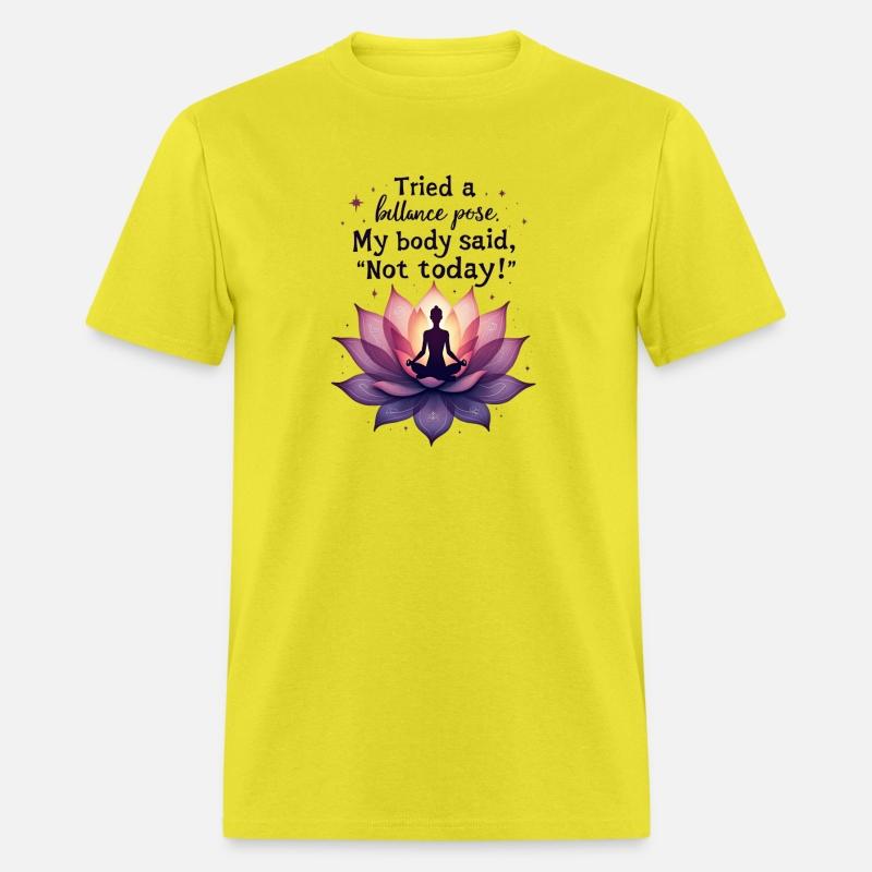 Tried a balance pose. My body said, "Not today!"