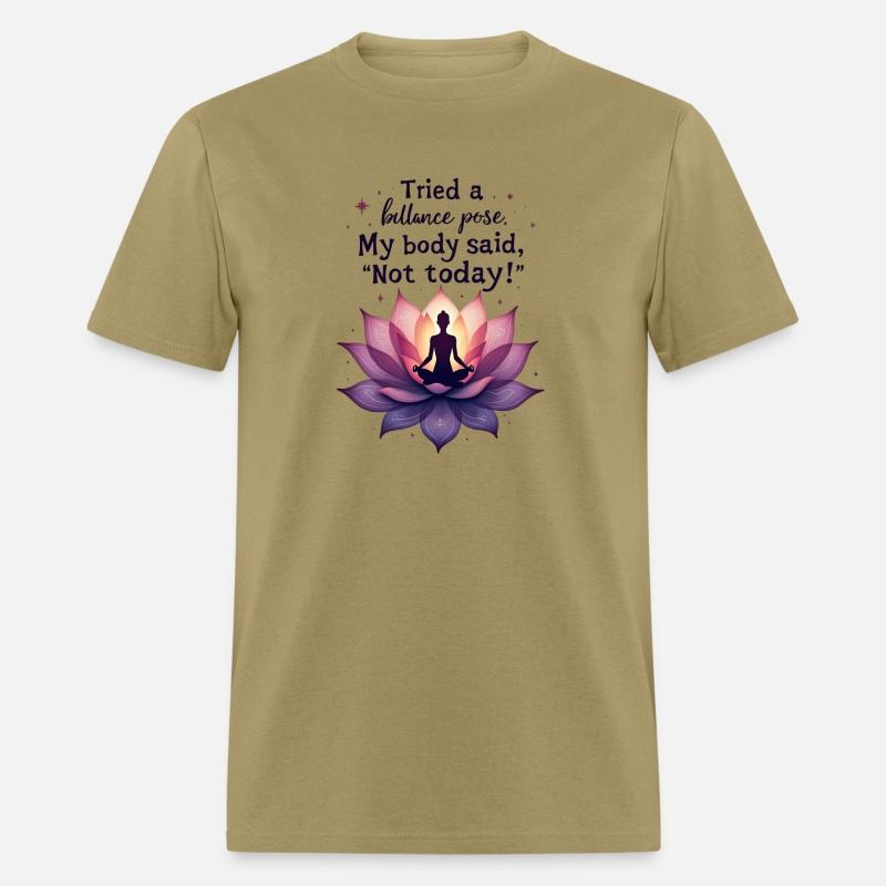 Tried a balance pose. My body said, "Not today!"