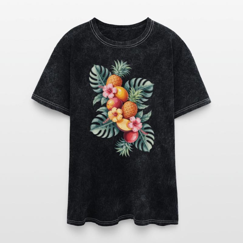 Tropical Fruit Paradise with Pineapples and