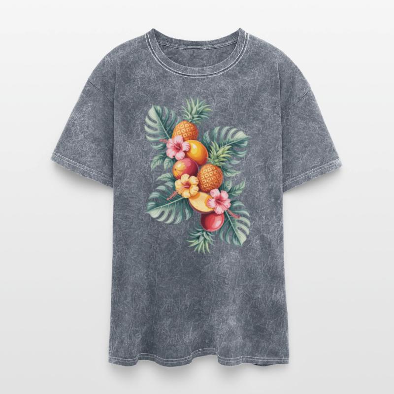 Tropical Fruit Paradise with Pineapples and