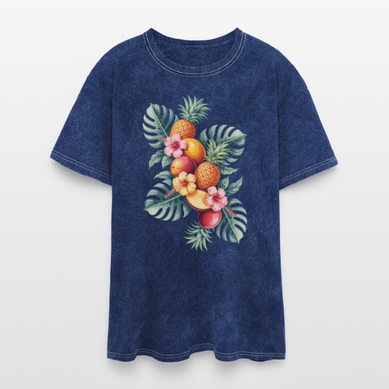 Tropical Fruit Paradise with Pineapples and