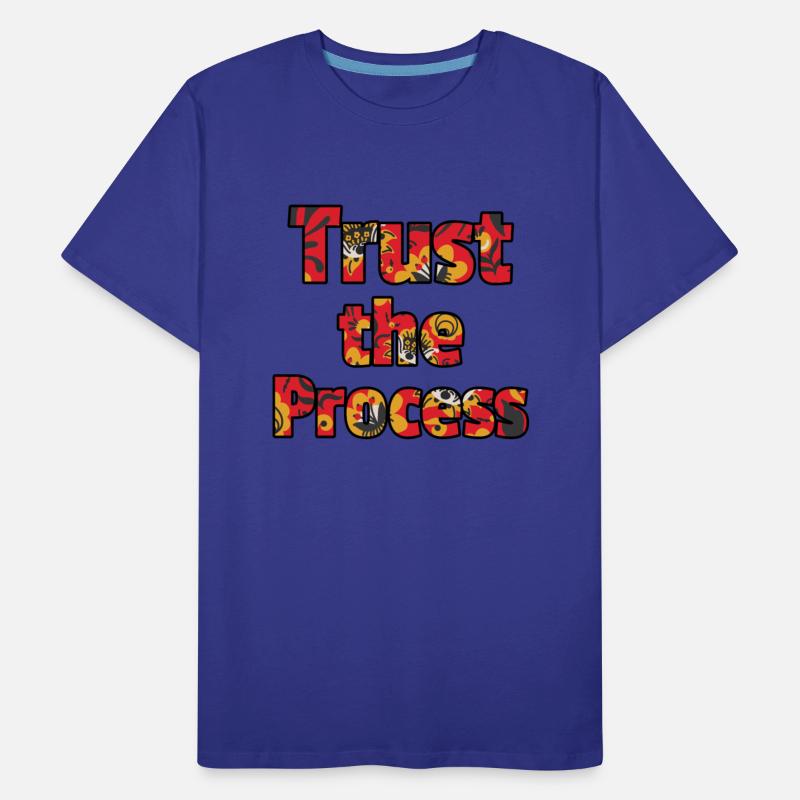 Trust the Process red floral