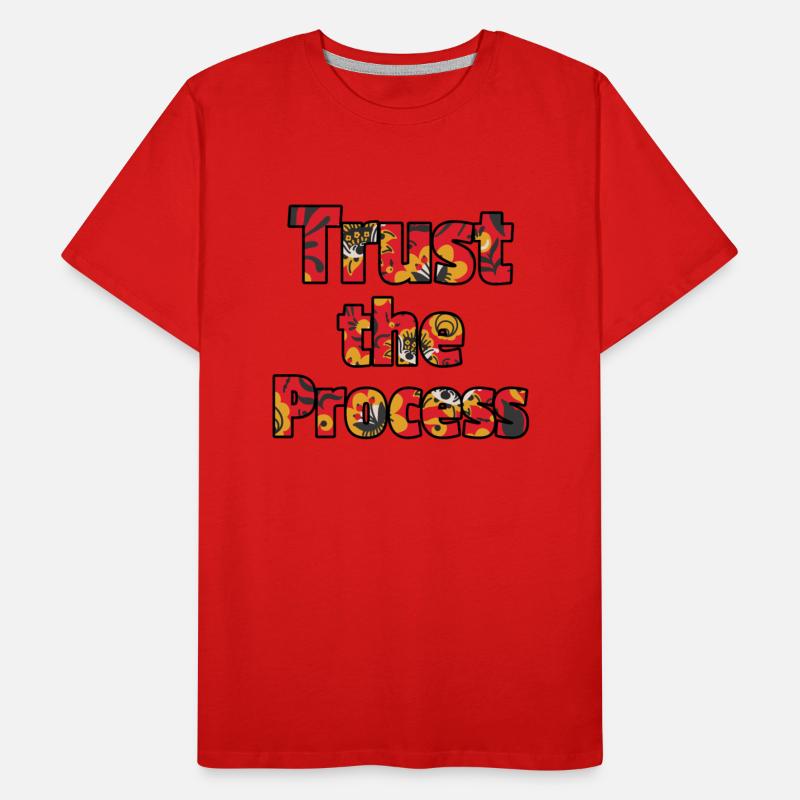 Trust the Process red floral