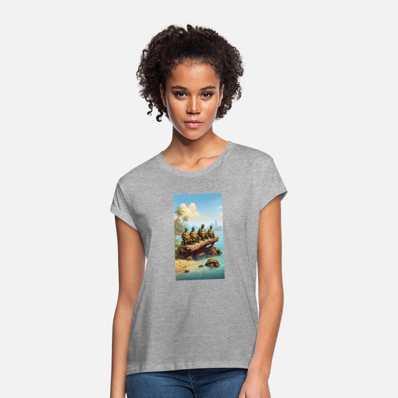 Turtle Time Tees: Sunbathing Turtles Collection