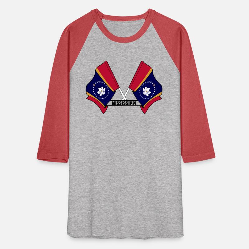 Two flags text 'MISSISSIPPI'