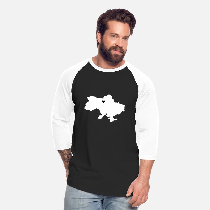 Ukraine Heart Outline Contour