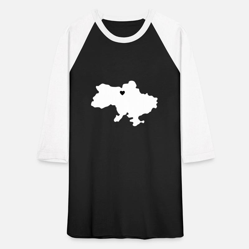 Ukraine Heart Outline Contour