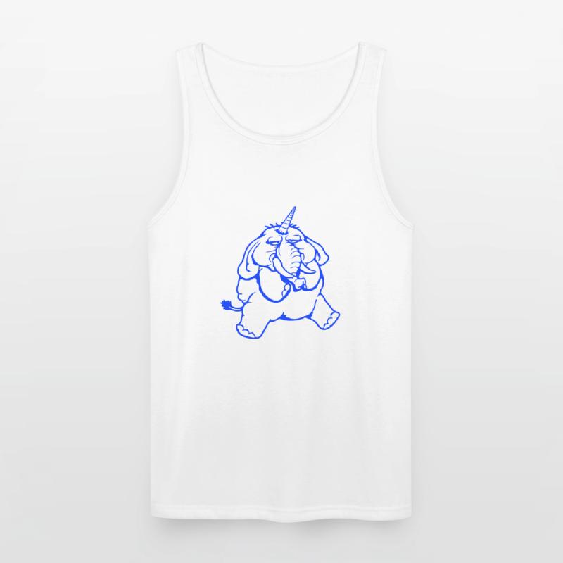 Unicorn Big Elephant Sitting Angry Sad Funny Cool