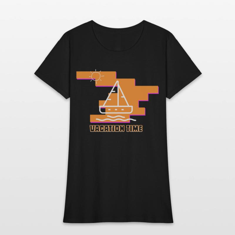 vacation time funny design t-shirt