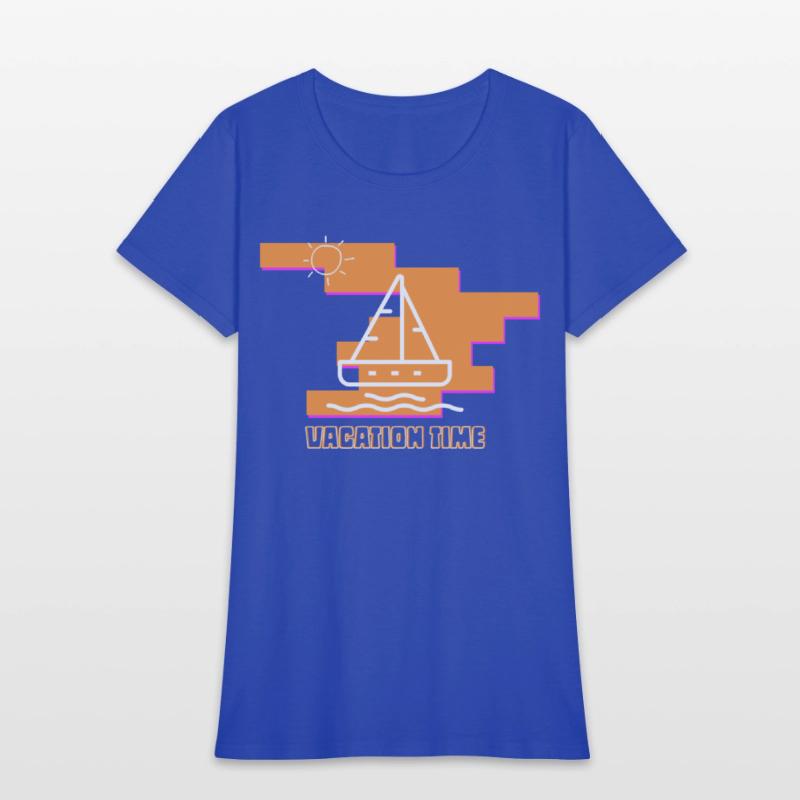 vacation time funny design t-shirt