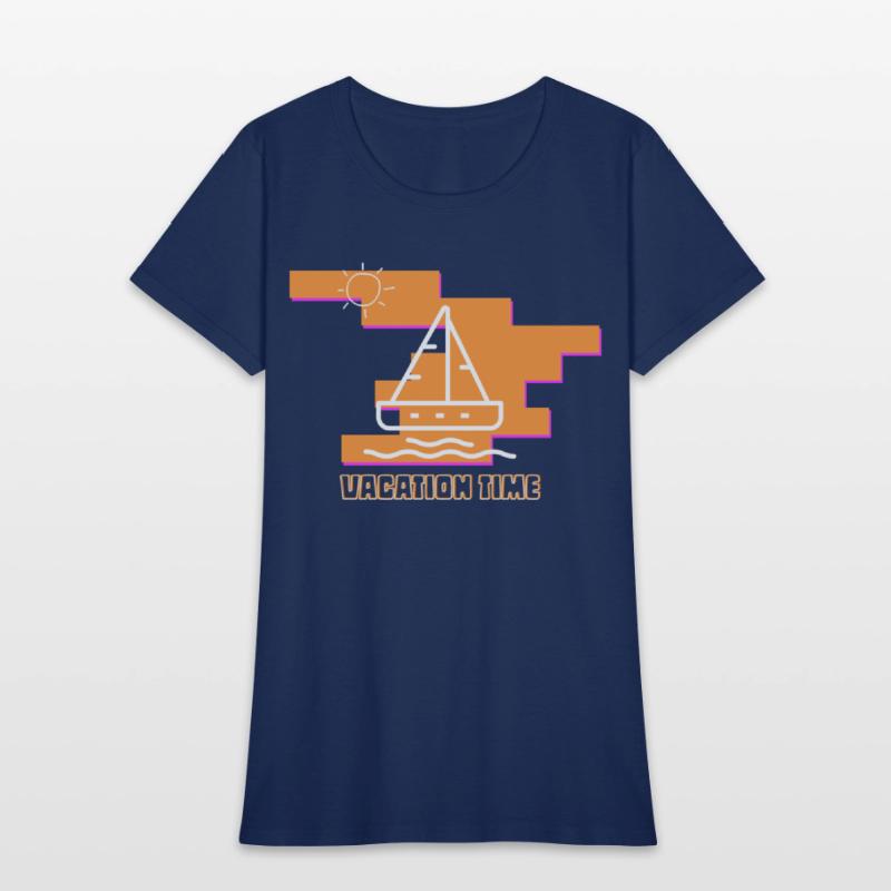 vacation time funny design t-shirt