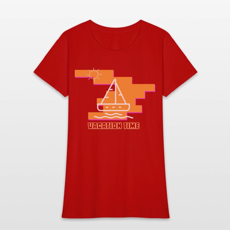 vacation time funny design t-shirt