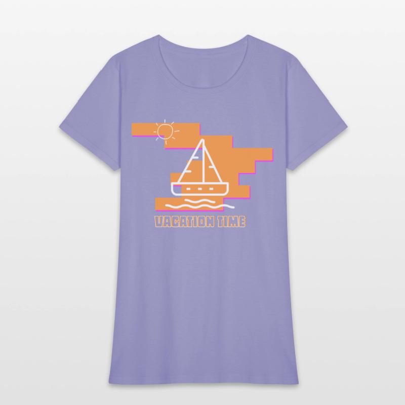 vacation time funny design t-shirt