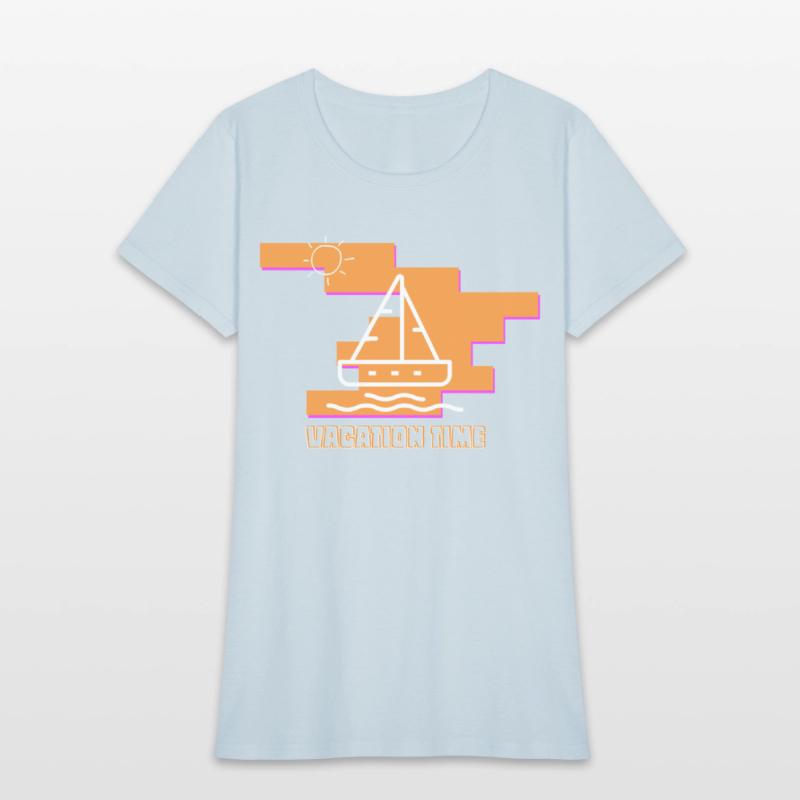 vacation time funny design t-shirt