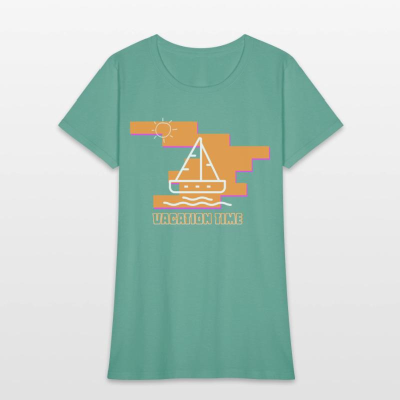 vacation time funny design t-shirt