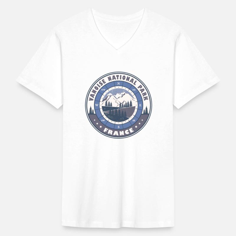 Vanoise National Park France Vintage Hiking Design