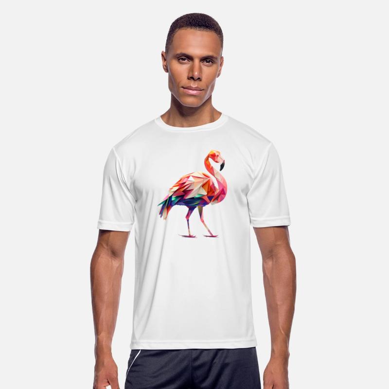 Vibrant Origami Flamingo - Handmade Art for