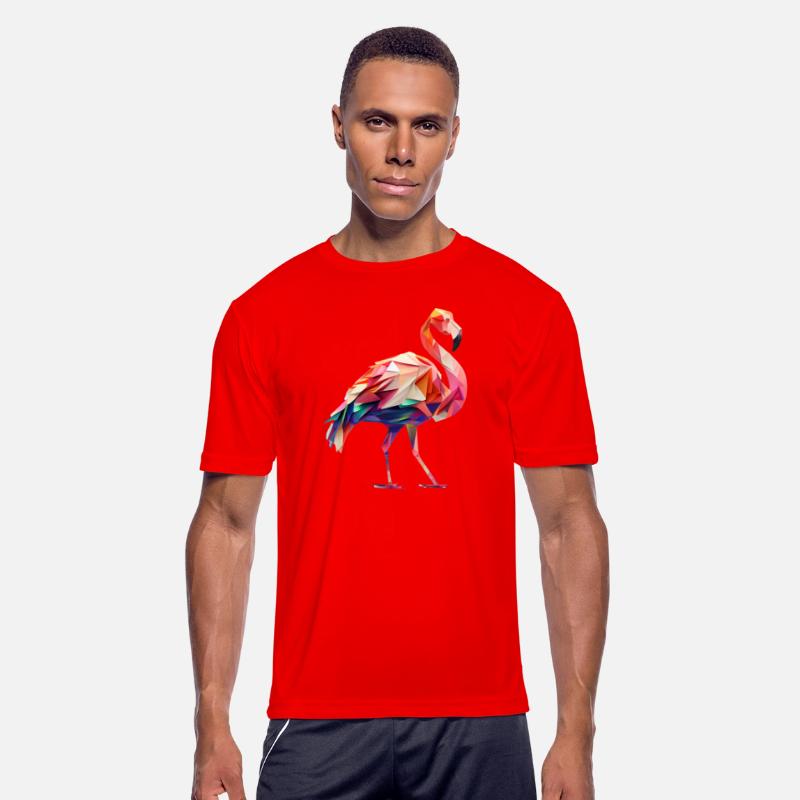 Vibrant Origami Flamingo - Handmade Art for