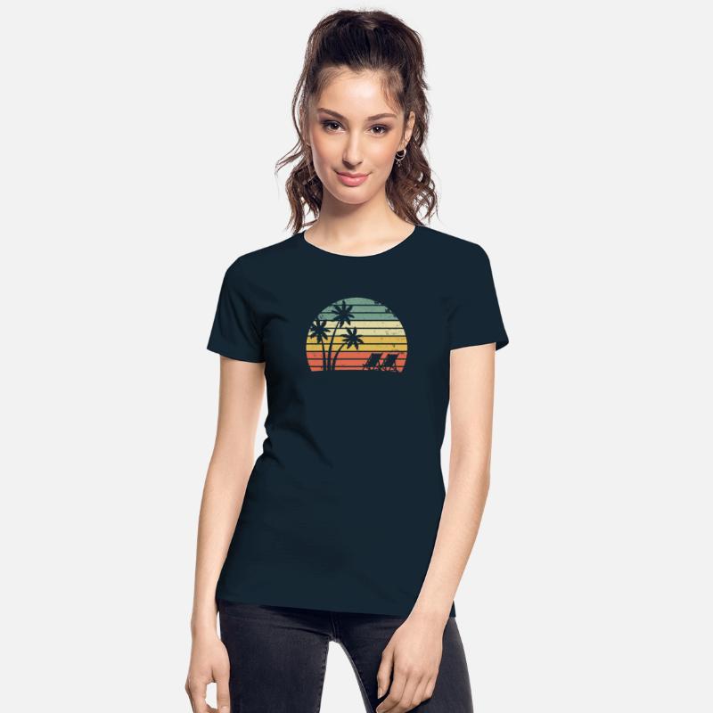 Vintage Beach Palm Trees Beach Chair Cool