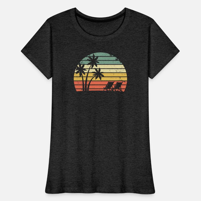 Vintage Beach Palm Trees Beach Chair Cool