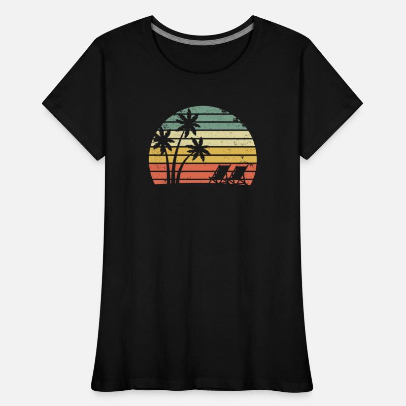 Vintage Beach Palm Trees Beach Chair Cool