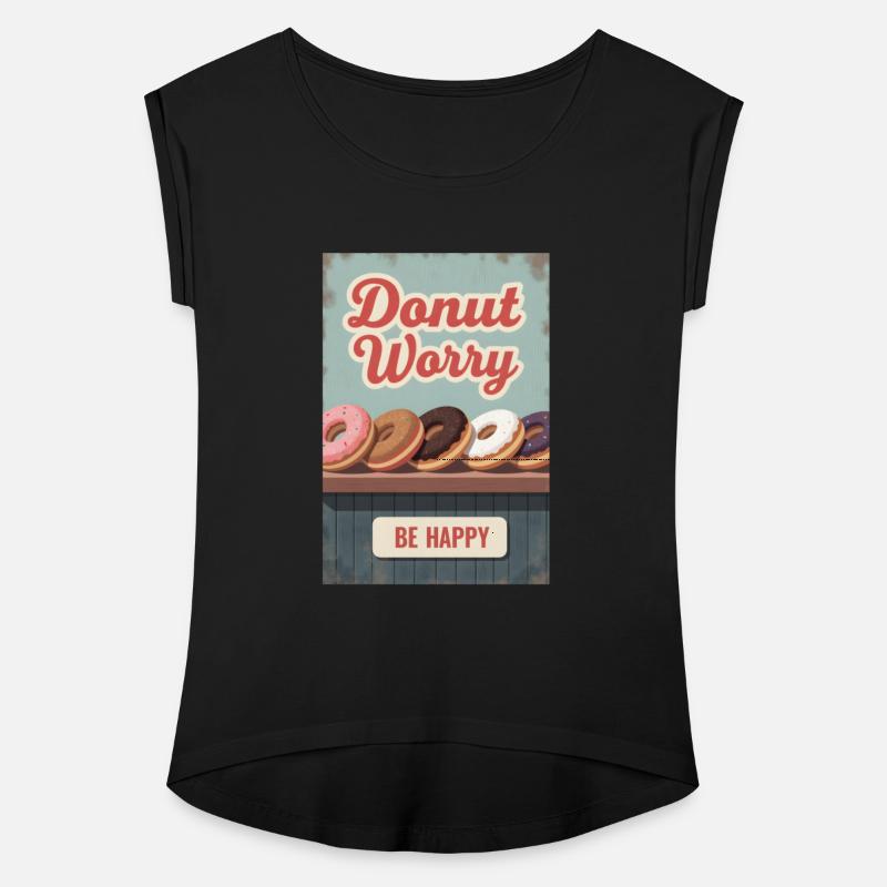Vintage Donut Poster – Retro Dessert Wall Art