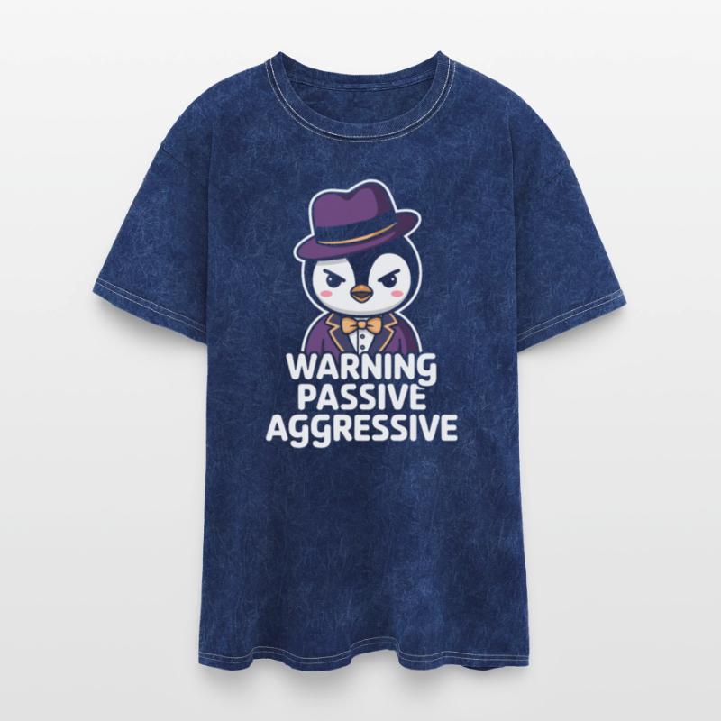 Warning Passive Aggressive Penguin with Hat