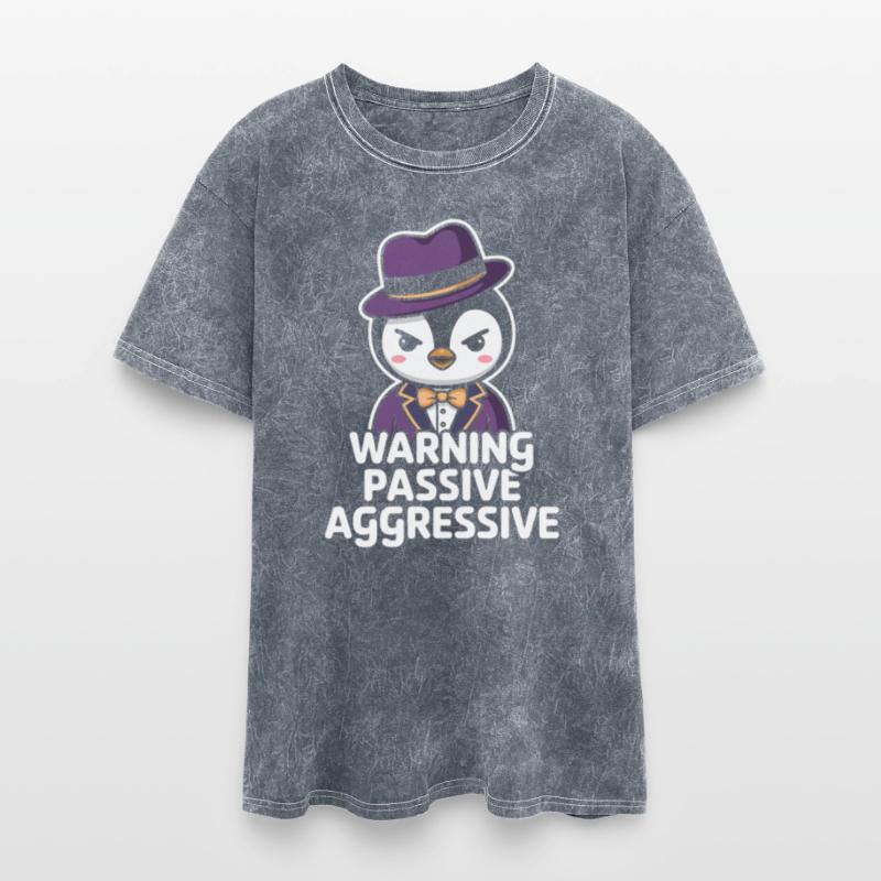 Warning Passive Aggressive Penguin with Hat