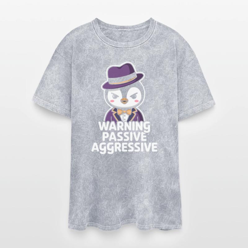 Warning Passive Aggressive Penguin with Hat