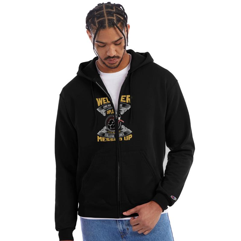 Welder Using High a School