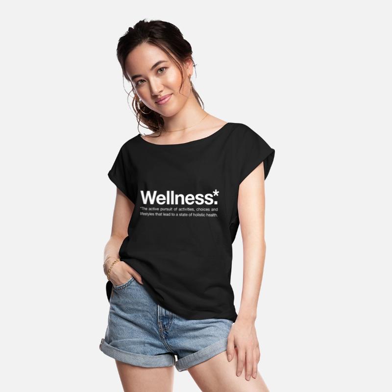 Wellness Definition White Font