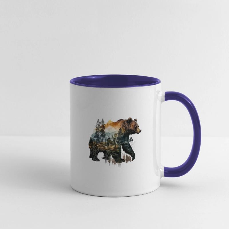 Wild Bear Watercolor Colorful Nature Outdoor 7