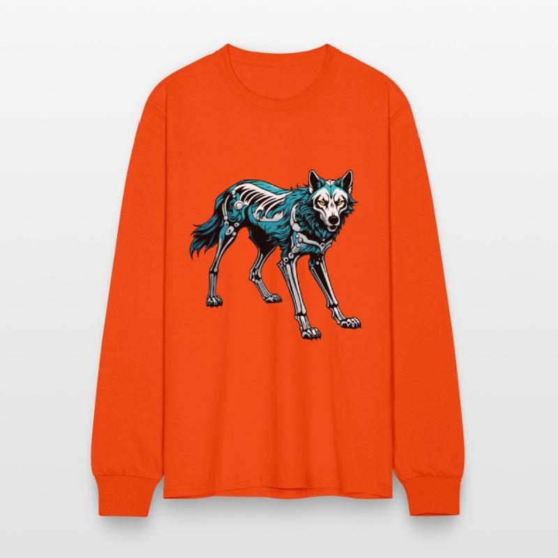 Wolf Skeleton Illustration