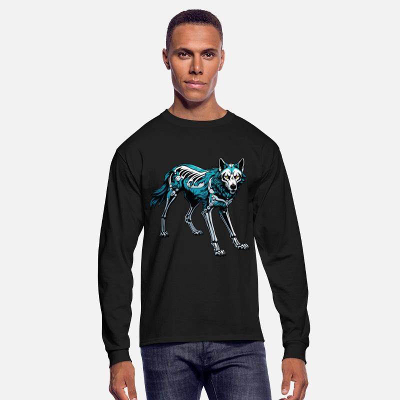 Wolf Skeleton Illustration