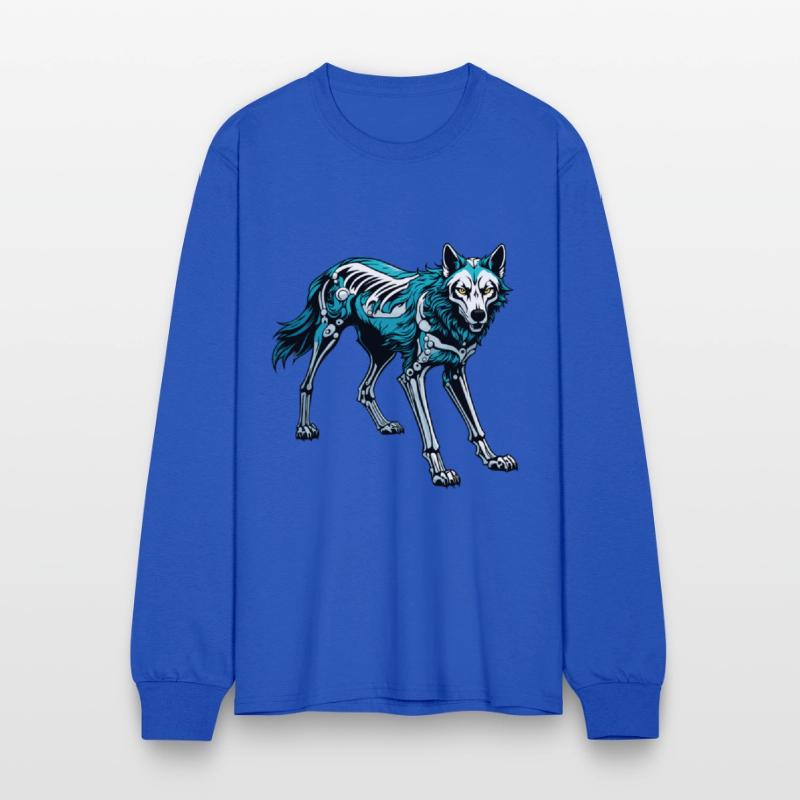 Wolf Skeleton Illustration