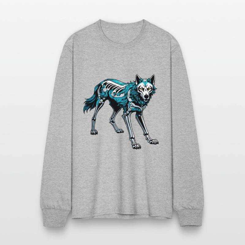 Wolf Skeleton Illustration