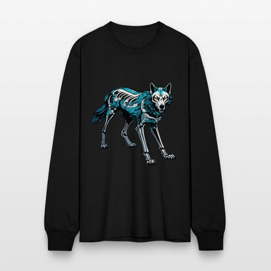 Wolf Skeleton Illustration