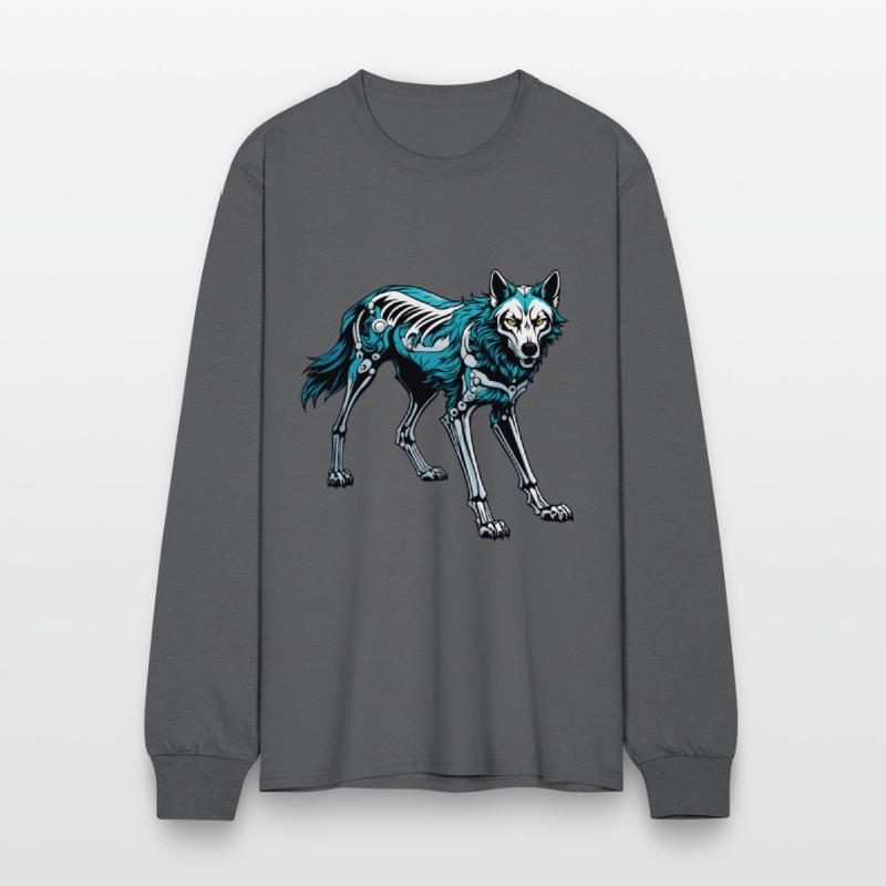 Wolf Skeleton Illustration